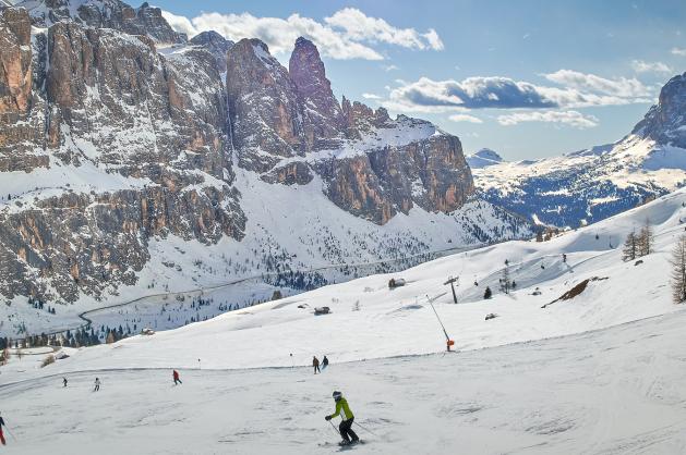 lyžování v Itálii