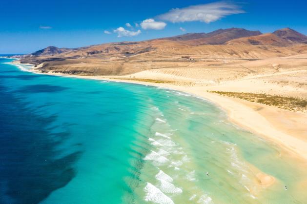 Pláže na ostrově Fuerteventura