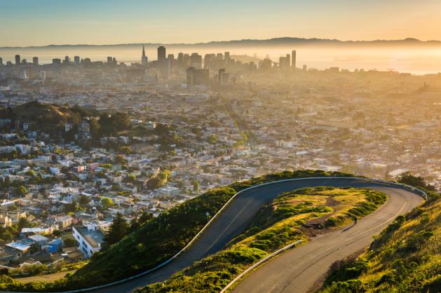 pohled na San Francisco