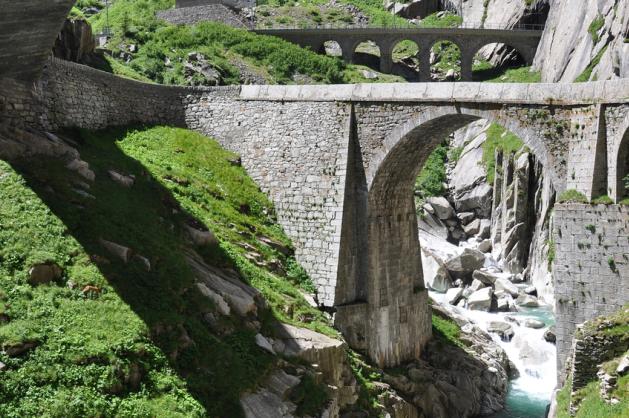 Ďáblův most Švýcarsko