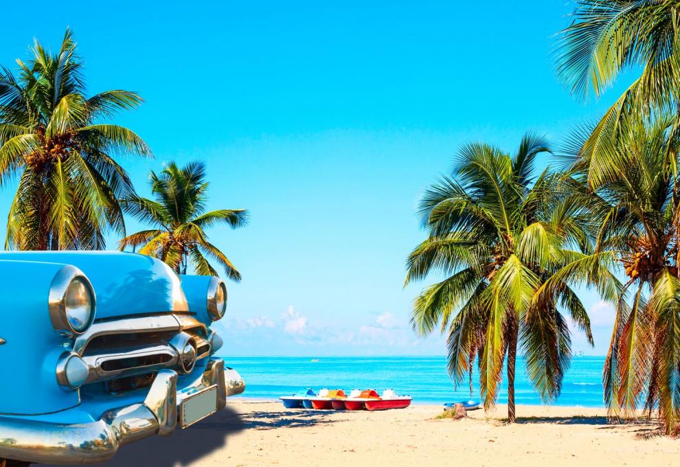 Pláž Varadero Beach na Kubě