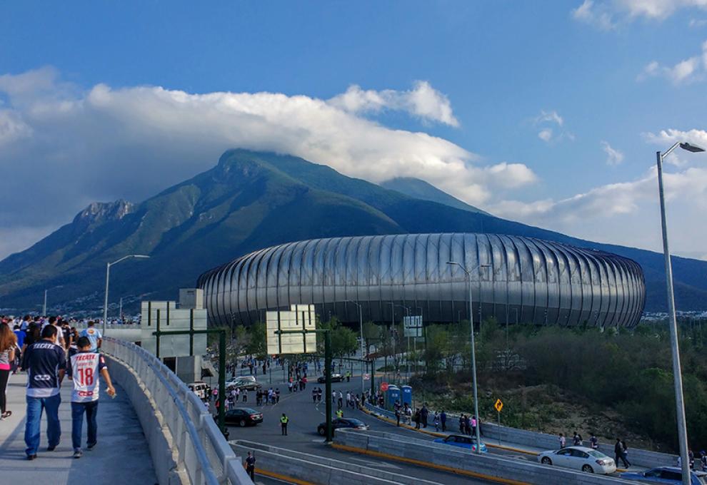 Fotbalový stadion Monterrey Mexico