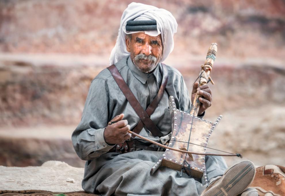 beduín a rebaba