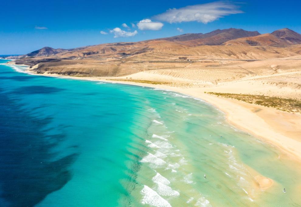Pláže na ostrově Fuerteventura