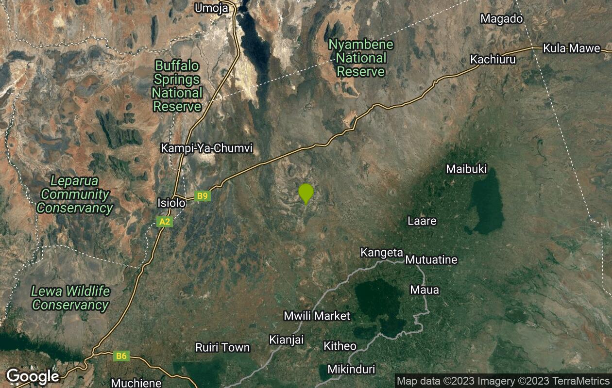 mapa keňa