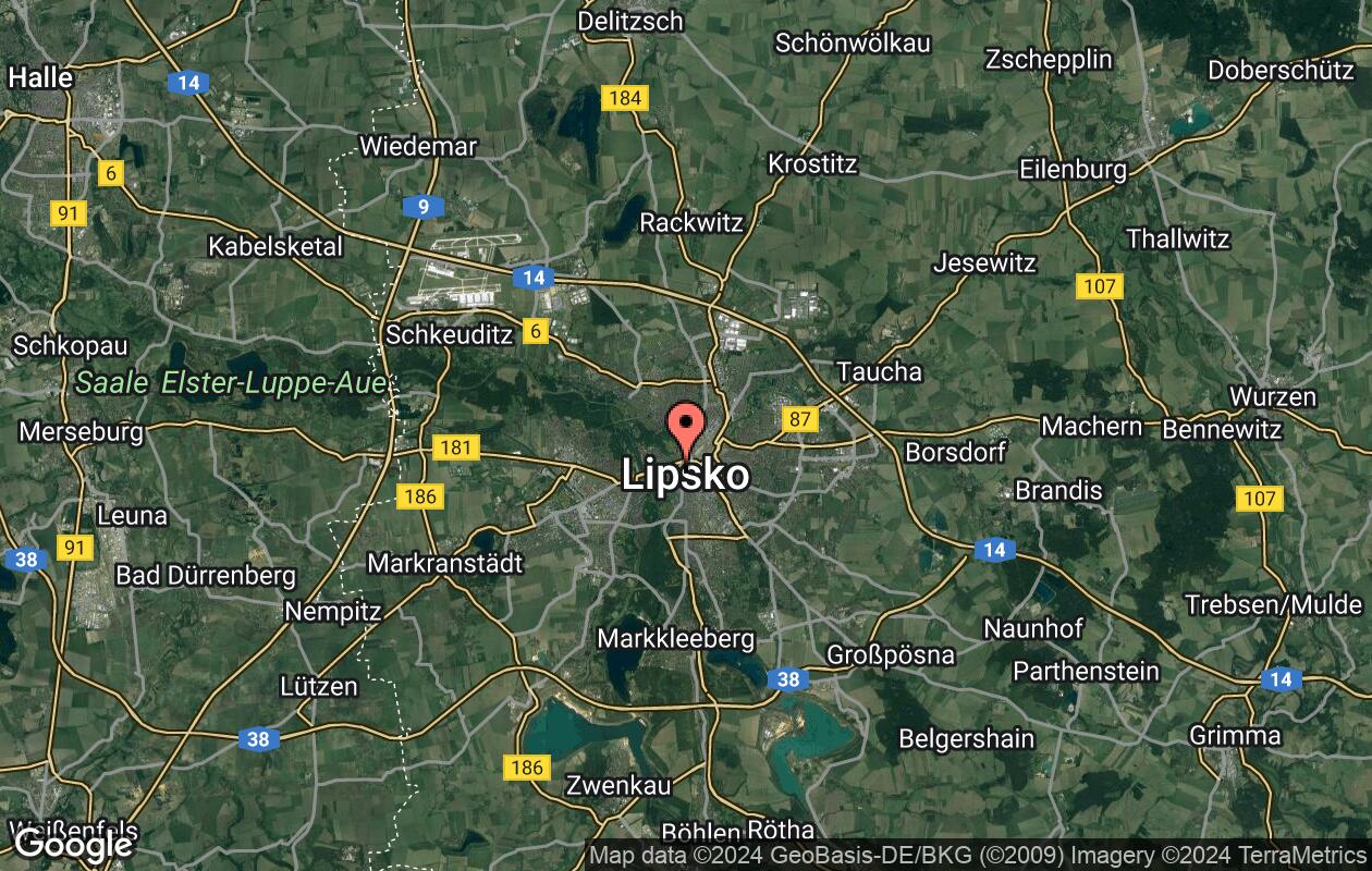 lipsko mapa