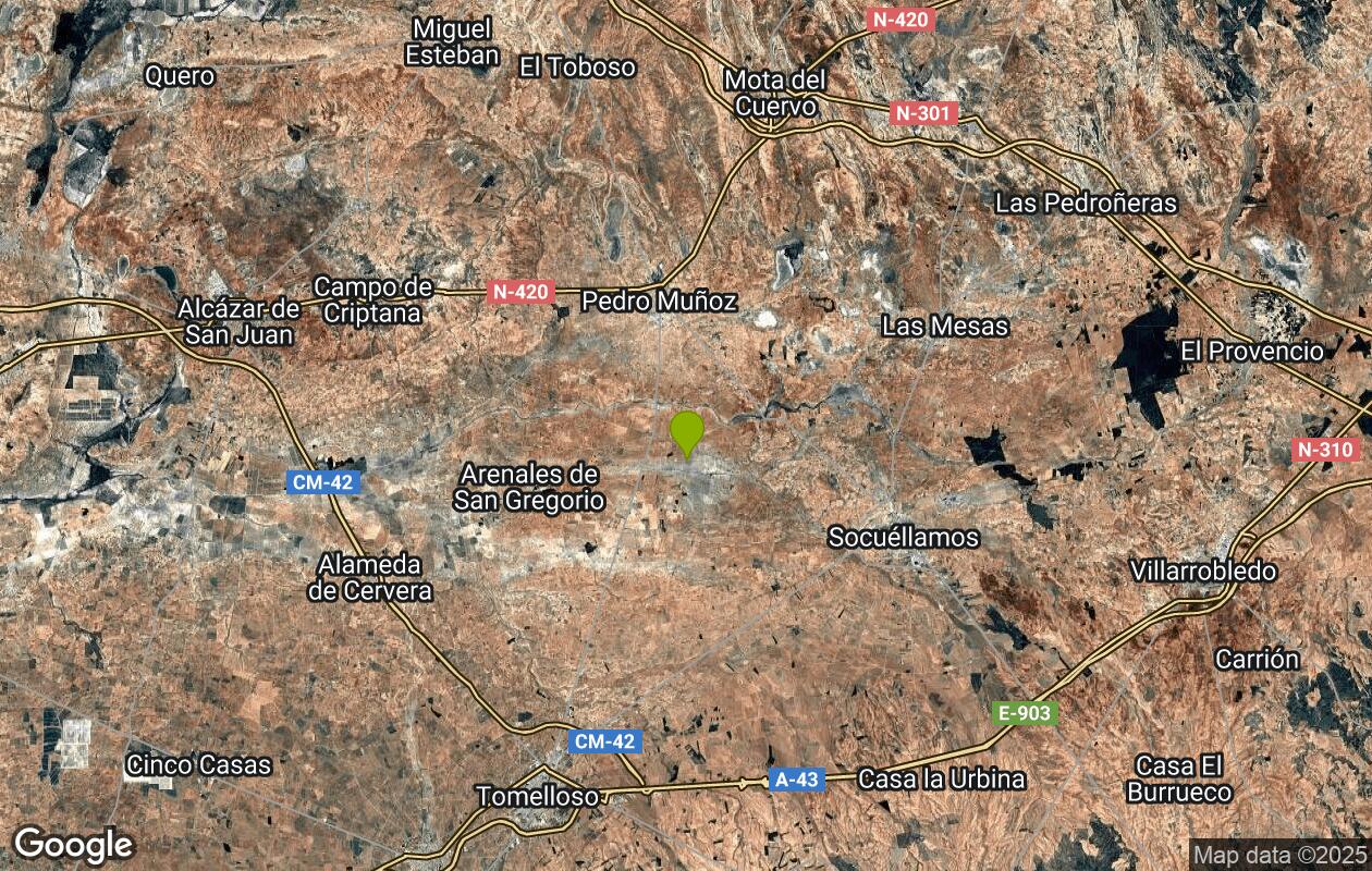 mapka španělsko