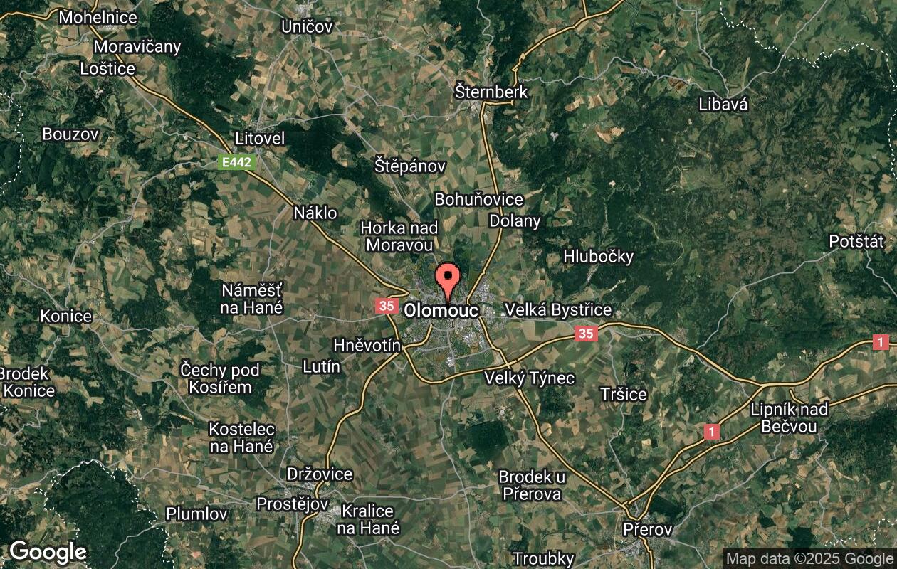 mapka olomouc