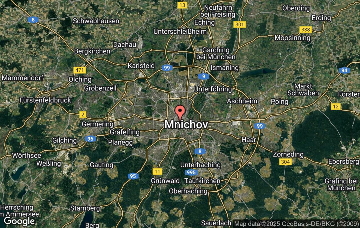 mapka mnichov