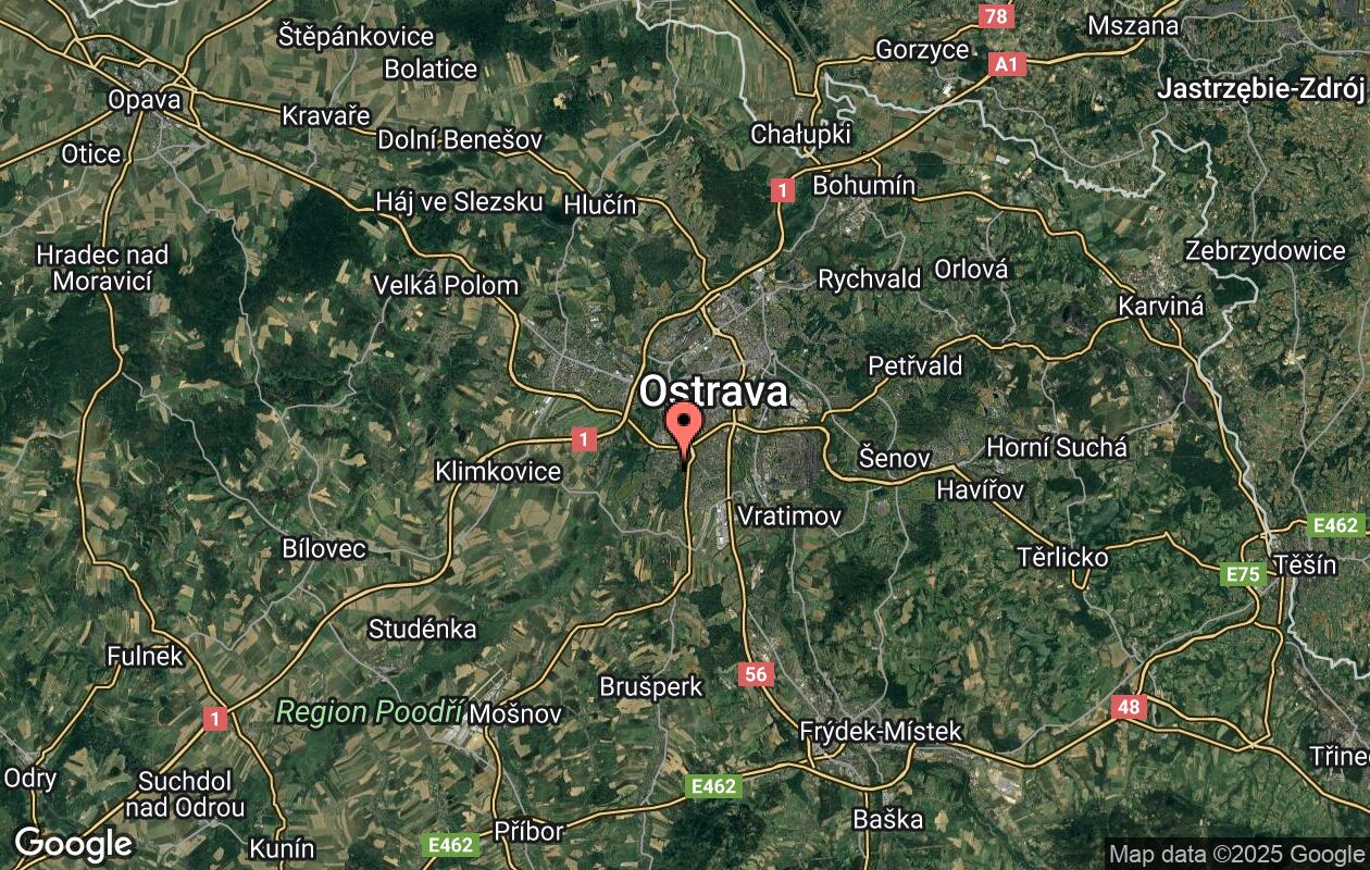 mapka městečka