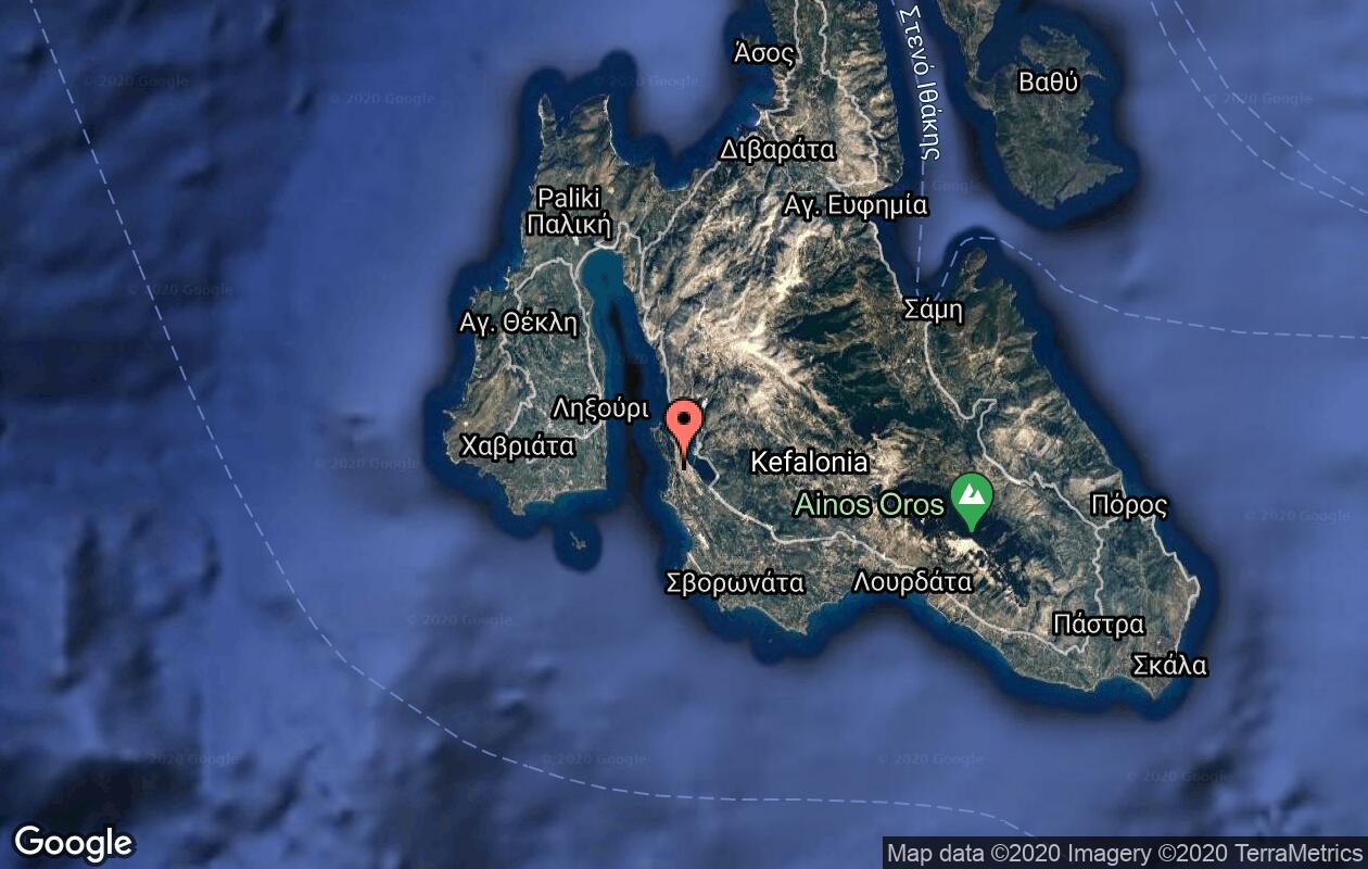 mapka kefalonia