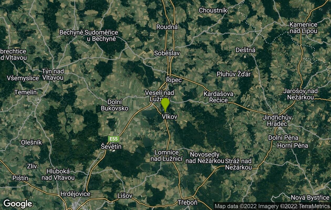 mapka vlkov