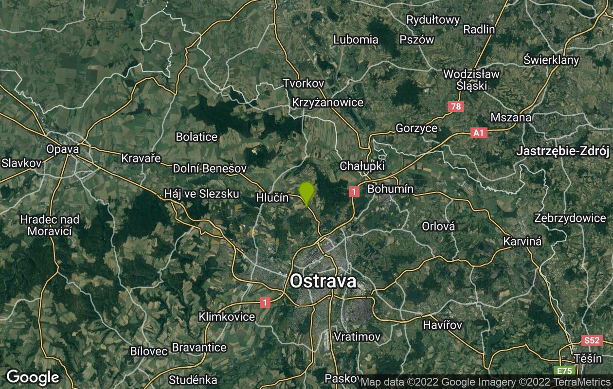 mapka ludgeřovice