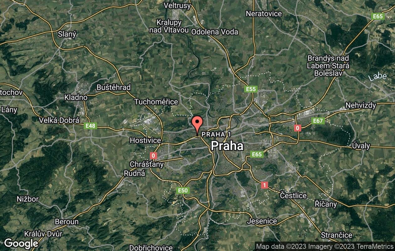 mapka praha