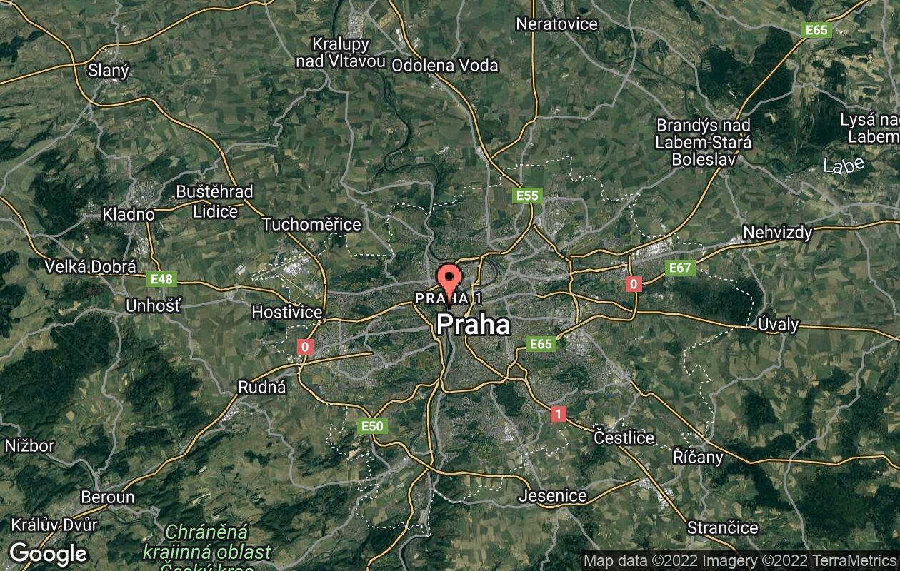 mapka praha