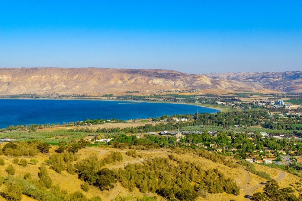 "Jižní část Galilejského jezera"