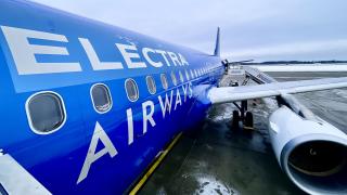 Detail trupu letadla Airbus A320 