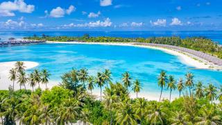 Pláž na Maledivách
