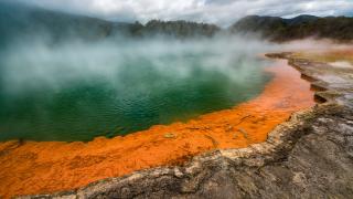 Champagne Pool Nový Zéland - Cestovinky.cz