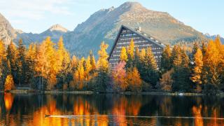 Štrbské Pleso na podzim