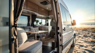 kempování v dodávce PR