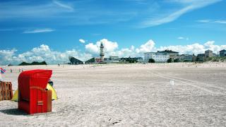 Warnemünde pláž