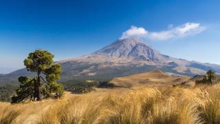 sopka Popocatépetl