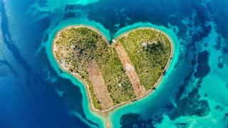 ostrov Galešnjak v Chorvatsku