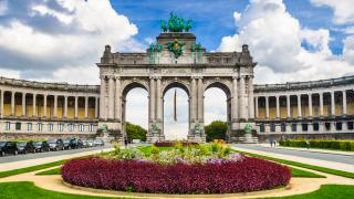 Parc du Cinquantenaire v Bruselu