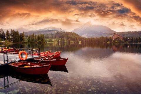 Štrbské pleso Slovensko
