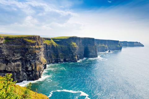 Útesy Cliffs of Moher