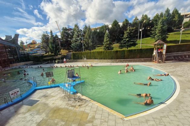 Venkovní termální bazén Tatralandia