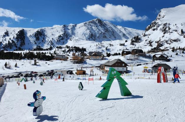 lyžařská školička v Korutanech