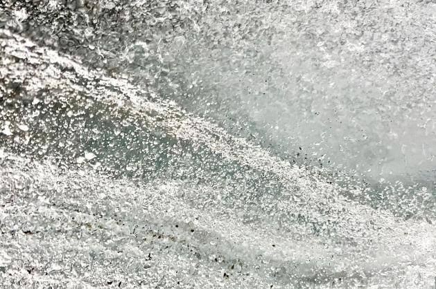 Detail struktury ledu