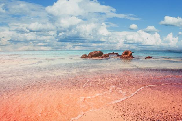 Elafonissi Beach na Krétě