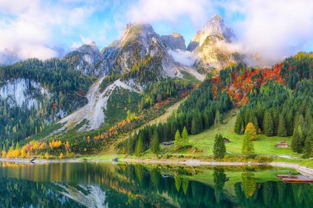 Jezero Gosausee v Rakousku