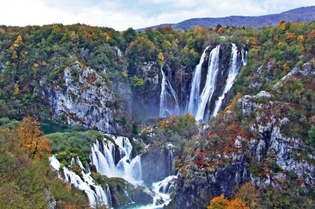 Velký vodopád Plitvice