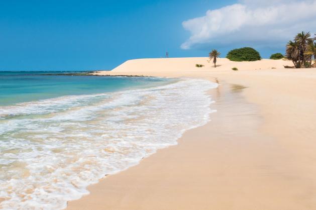 Praia de Chaves na Kapverdských ostrovech