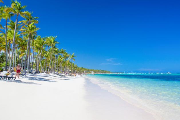 Pláž Bavaro v Dominikánské republice