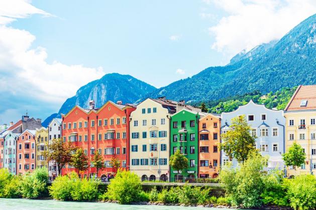Město Innsbruck v Rakousku
