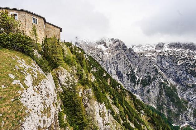 Orlí hnízdo Adolfa Hitlera na hoře Kehlstein u Berchtesgadenu