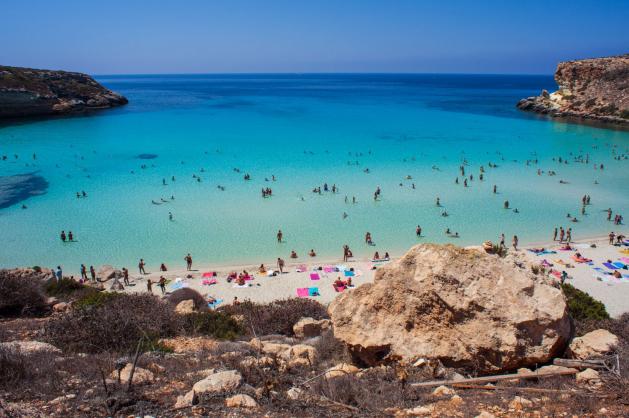 Spiaggia dei conigli Itálie