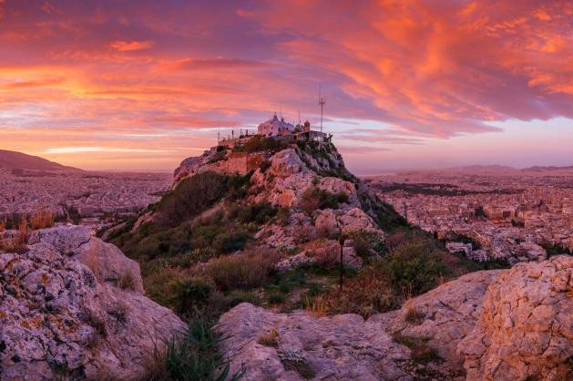 Hora Lycabettus v Athénách