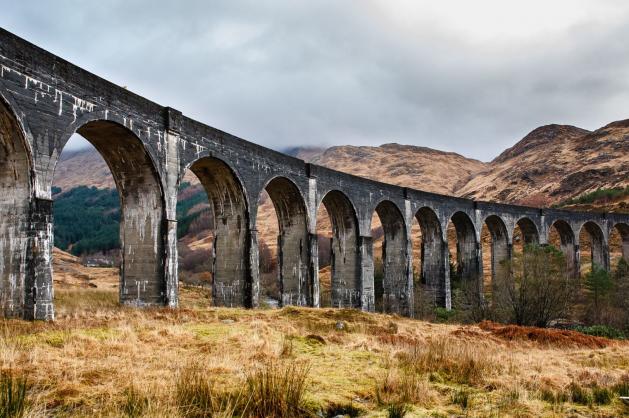 Skotský viadukt Glenfinnan