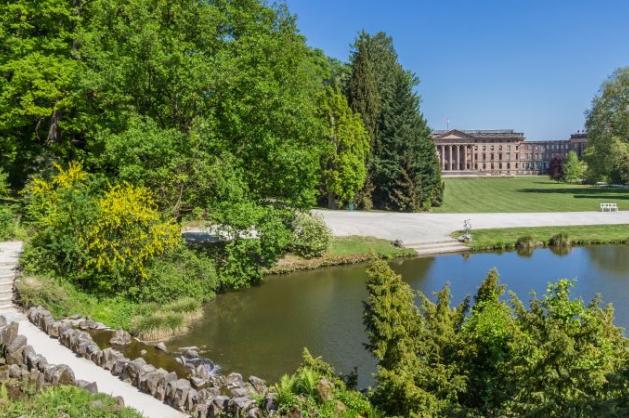 Horský park Wilhelmshöhe v německém Kasselu