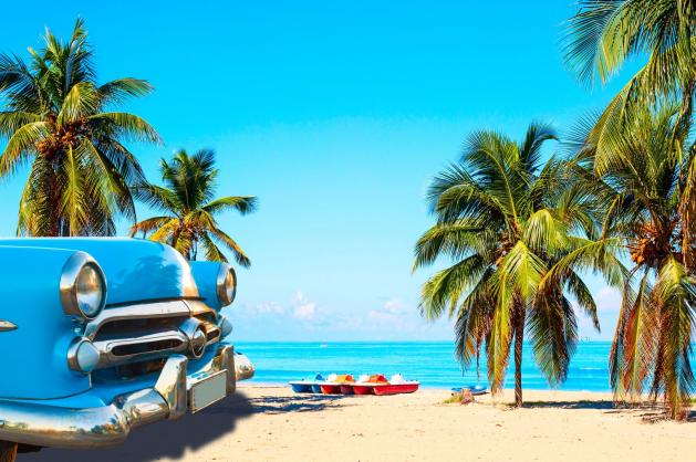 Varadero Beach na Kubě