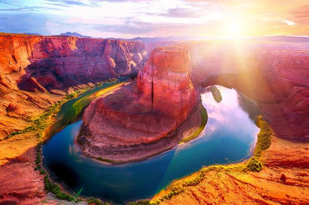 Meandr řeky Colorado Horseshoe Bend, USA