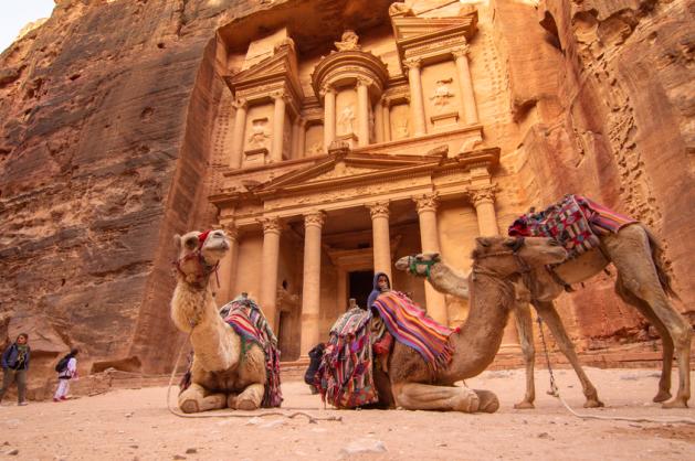 Petra – Pokladnice s velbloudy