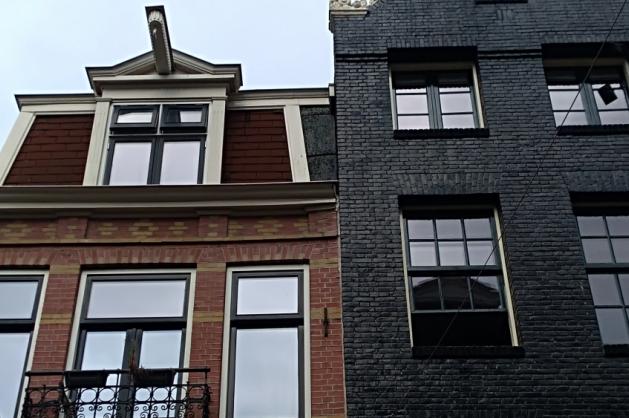 Historické domy v Amsterdamu