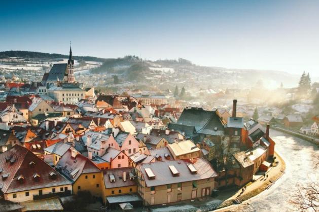 historické centrum Českého Krumlova